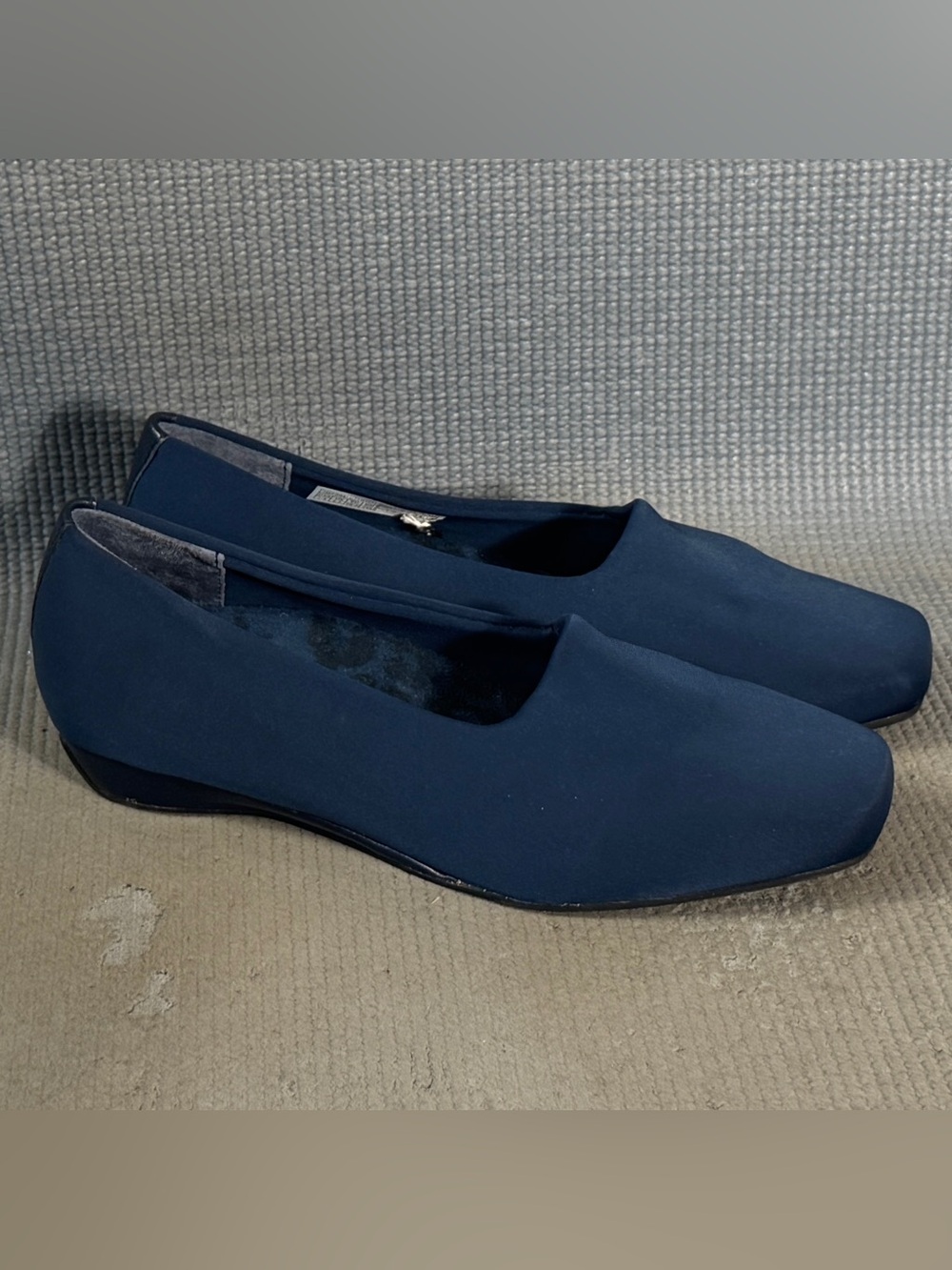 Vionic Women's Powell Demi Wedge Casual Shoes Blue Size 7.5